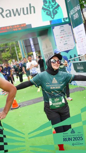 Race photo from Mangkunegaran Run 2025