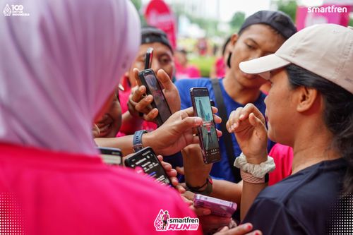 Race photo from Smartfren Run 2025 Vibes