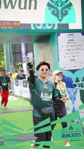 Race photo from Mangkunegaran Run 2025