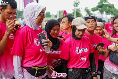 Race photo from Smartfren Run 2025 Vibes