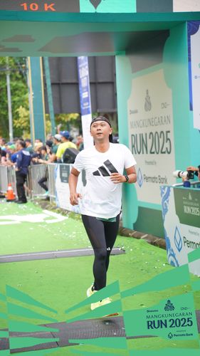 Race photo from Mangkunegaran Run 2025