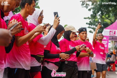 Race photo from Smartfren Run 2025 Vibes
