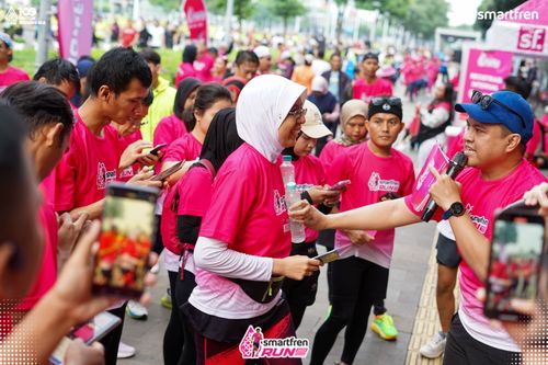 Race photo from Smartfren Run 2025 Vibes