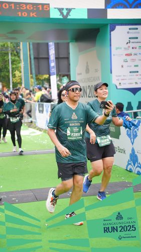 Race photo from Mangkunegaran Run 2025