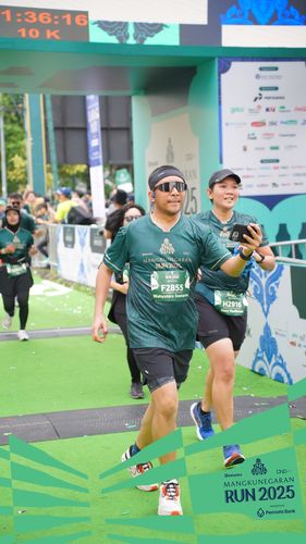 Race photo from Mangkunegaran Run 2025