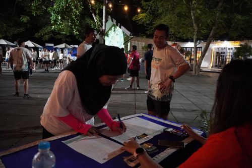 Race photo from ISC - Arutmin Borneo Run 