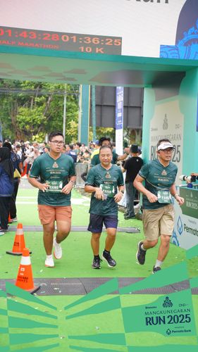 Race photo from Mangkunegaran Run 2025