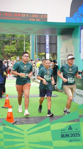 Race photo from Mangkunegaran Run 2025