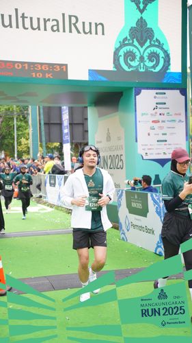 Race photo from Mangkunegaran Run 2025