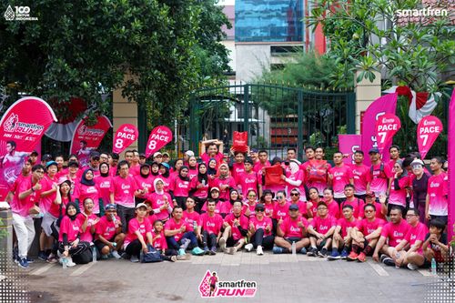 Race photo from Smartfren Run 2025 Vibes
