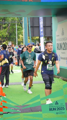 Race photo from Mangkunegaran Run 2025