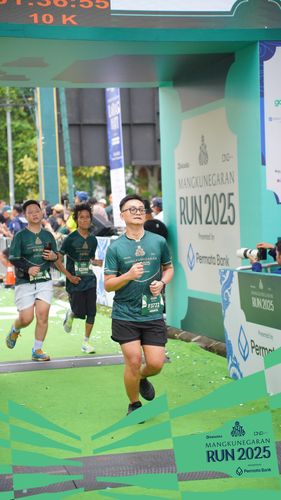 Race photo from Mangkunegaran Run 2025