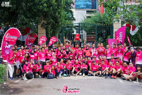 Race photo from Smartfren Run 2025 Vibes
