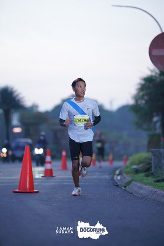 Race photo from Taman Budaya x BOGORUN 2025
