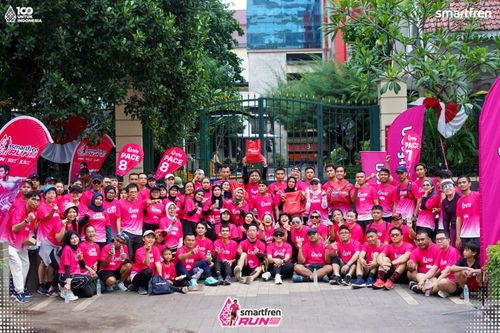 Race photo from Smartfren Run 2025 Vibes