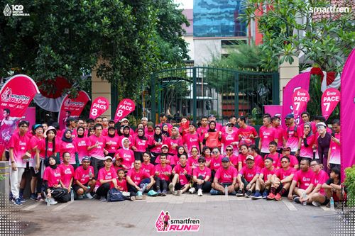 Race photo from Smartfren Run 2025 Vibes
