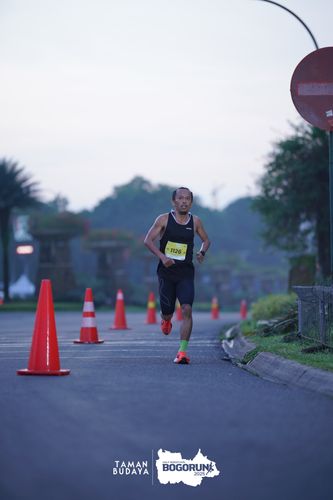 Race photo from Taman Budaya x BOGORUN 2025