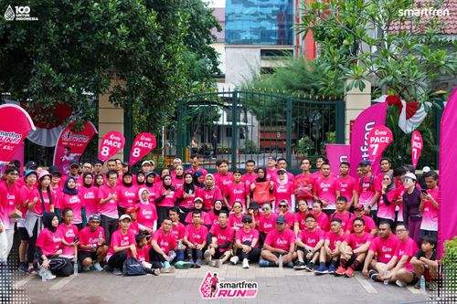 Race photo from Smartfren Run 2025 Vibes