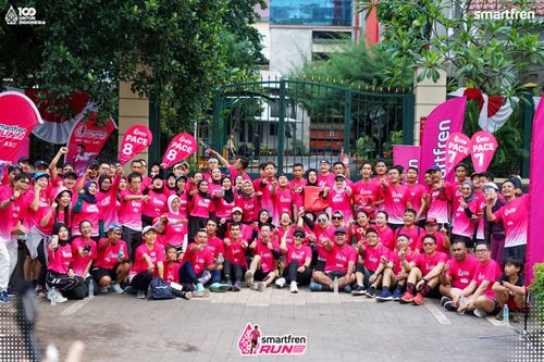 Race photo from Smartfren Run 2025 Vibes