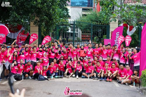 Race photo from Smartfren Run 2025 Vibes
