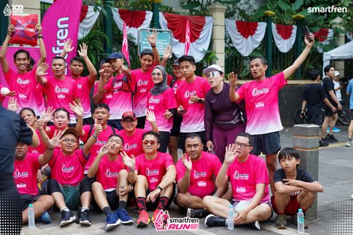 Race photo from Smartfren Run 2025 Vibes