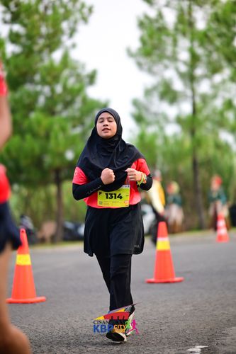 Race photo from CISANGKAN KBP CITY RUN 2025