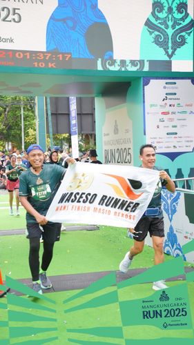 Race photo from Mangkunegaran Run 2025