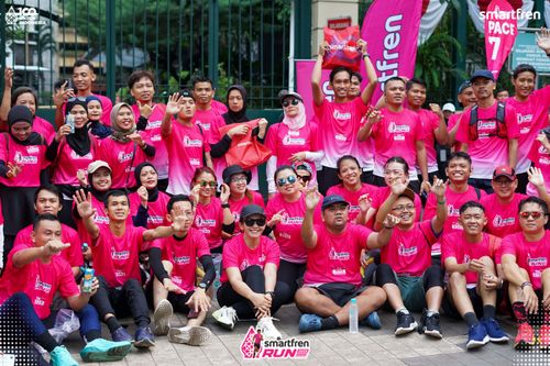 Race photo from Smartfren Run 2025 Vibes