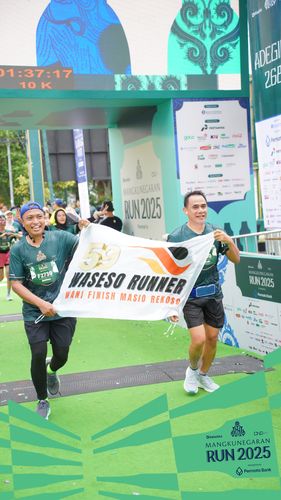 Race photo from Mangkunegaran Run 2025