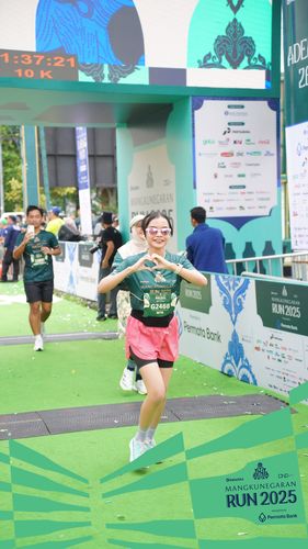 Race photo from Mangkunegaran Run 2025