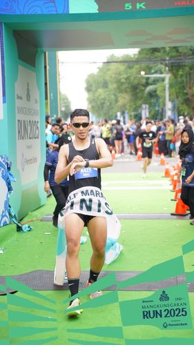 Race photo from Mangkunegaran Run 2025