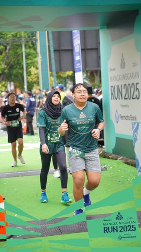 Race photo from Mangkunegaran Run 2025