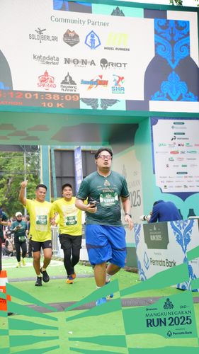 Race photo from Mangkunegaran Run 2025