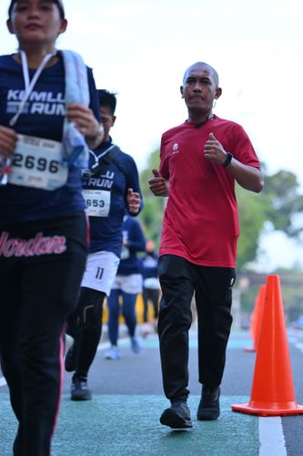 Race photo from KEMLU RUN 2025