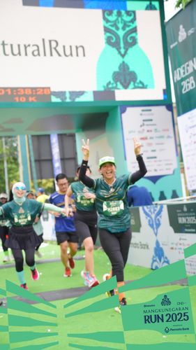 Race photo from Mangkunegaran Run 2025
