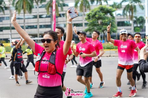 Race photo from Smartfren Run 2025 Vibes