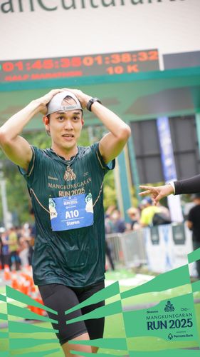 Race photo from Mangkunegaran Run 2025