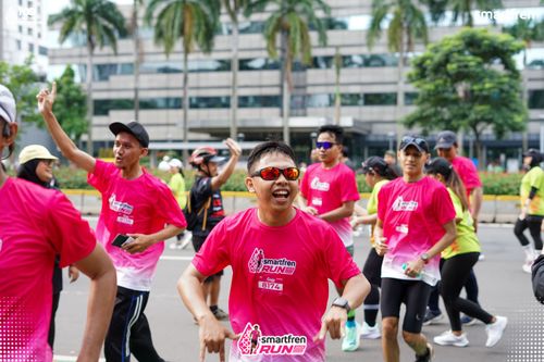 Race photo from Smartfren Run 2025 Vibes