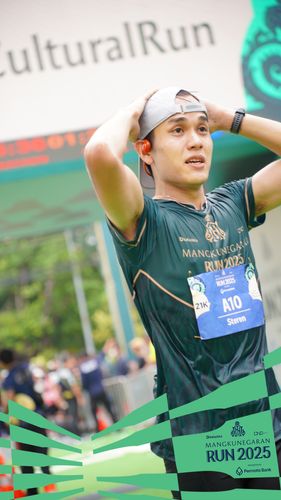 Race photo from Mangkunegaran Run 2025