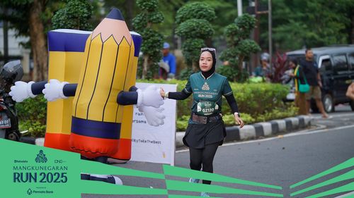 Race photo from Mangkunegaran Run 2025