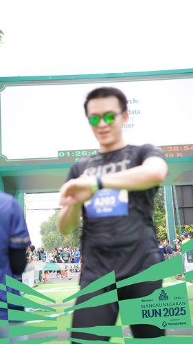 Race photo from Mangkunegaran Run 2025