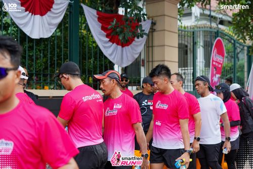 Race photo from Smartfren Run 2025 Vibes