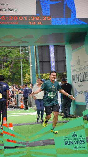 Race photo from Mangkunegaran Run 2025