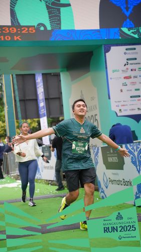 Race photo from Mangkunegaran Run 2025