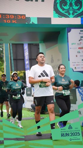 Race photo from Mangkunegaran Run 2025