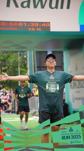 Race photo from Mangkunegaran Run 2025