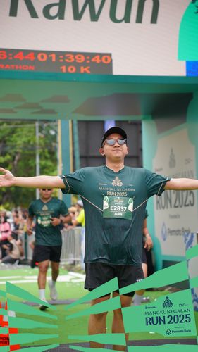 Race photo from Mangkunegaran Run 2025