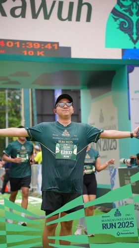 Race photo from Mangkunegaran Run 2025