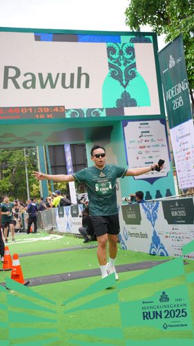 Race photo from Mangkunegaran Run 2025