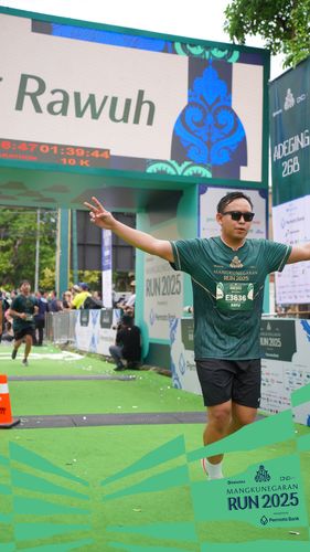 Race photo from Mangkunegaran Run 2025
